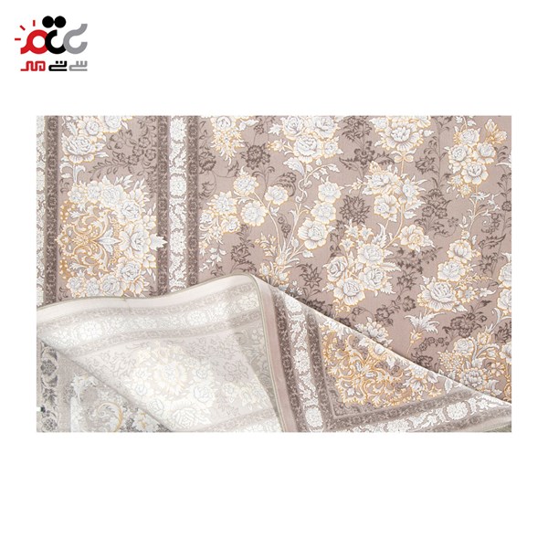 فرش ماشینی طرح مه گل کد u2
