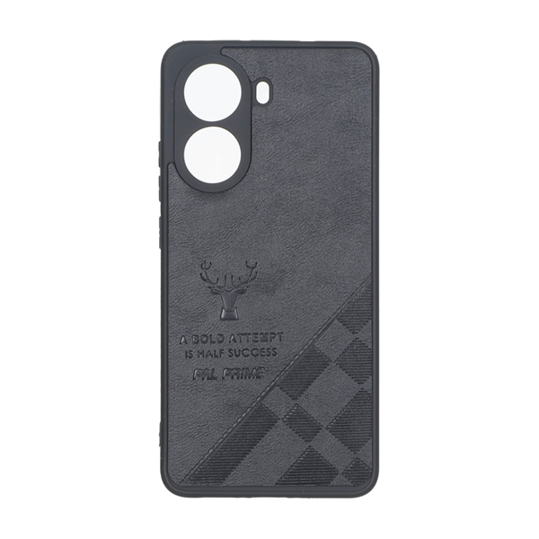 قاب طرح چرم گوزنی Pal Prime مدل Xiaomi Poco X7 Pro - مشکی