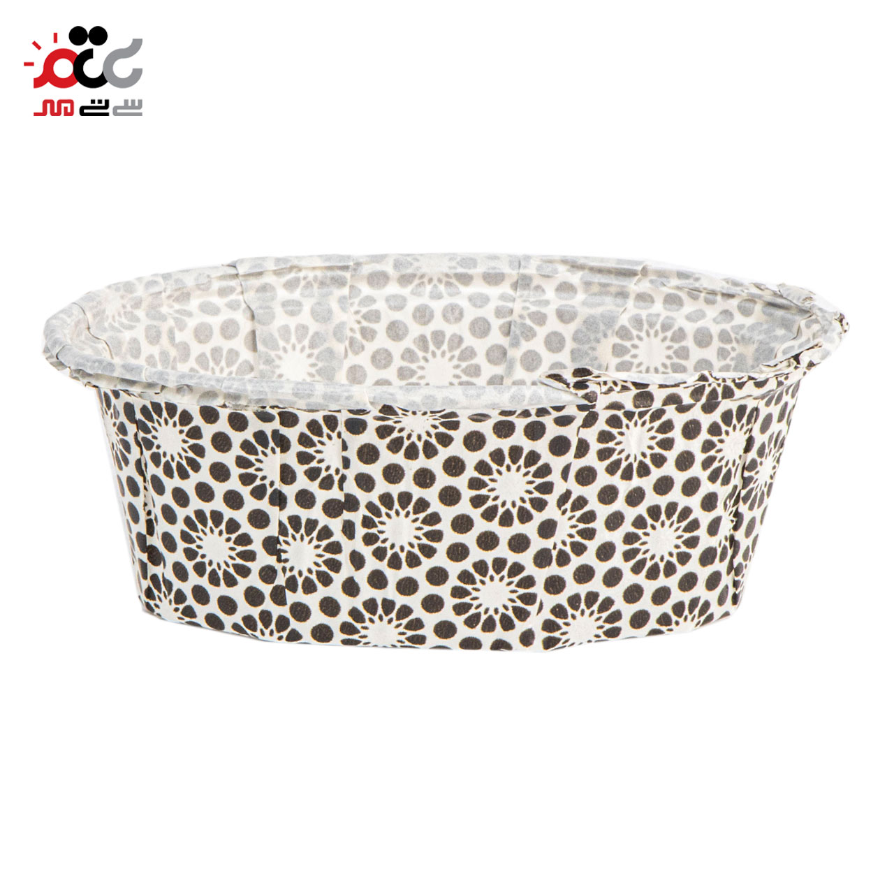 کپسول کاغذی کرکره ای کاپ کیک مدل بیضی