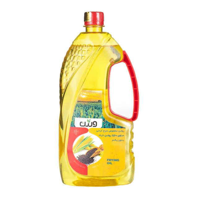 روغن مایع سرخ کردنی حاوی ذرت ورژن 1500 گرمی