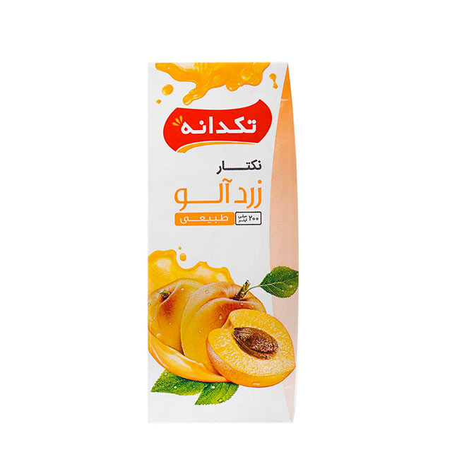 نکتار زرد آلو تکدانه 200 میلی لیتری