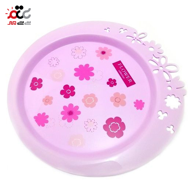 سینی گرد لیمون مدل الوان کد 16