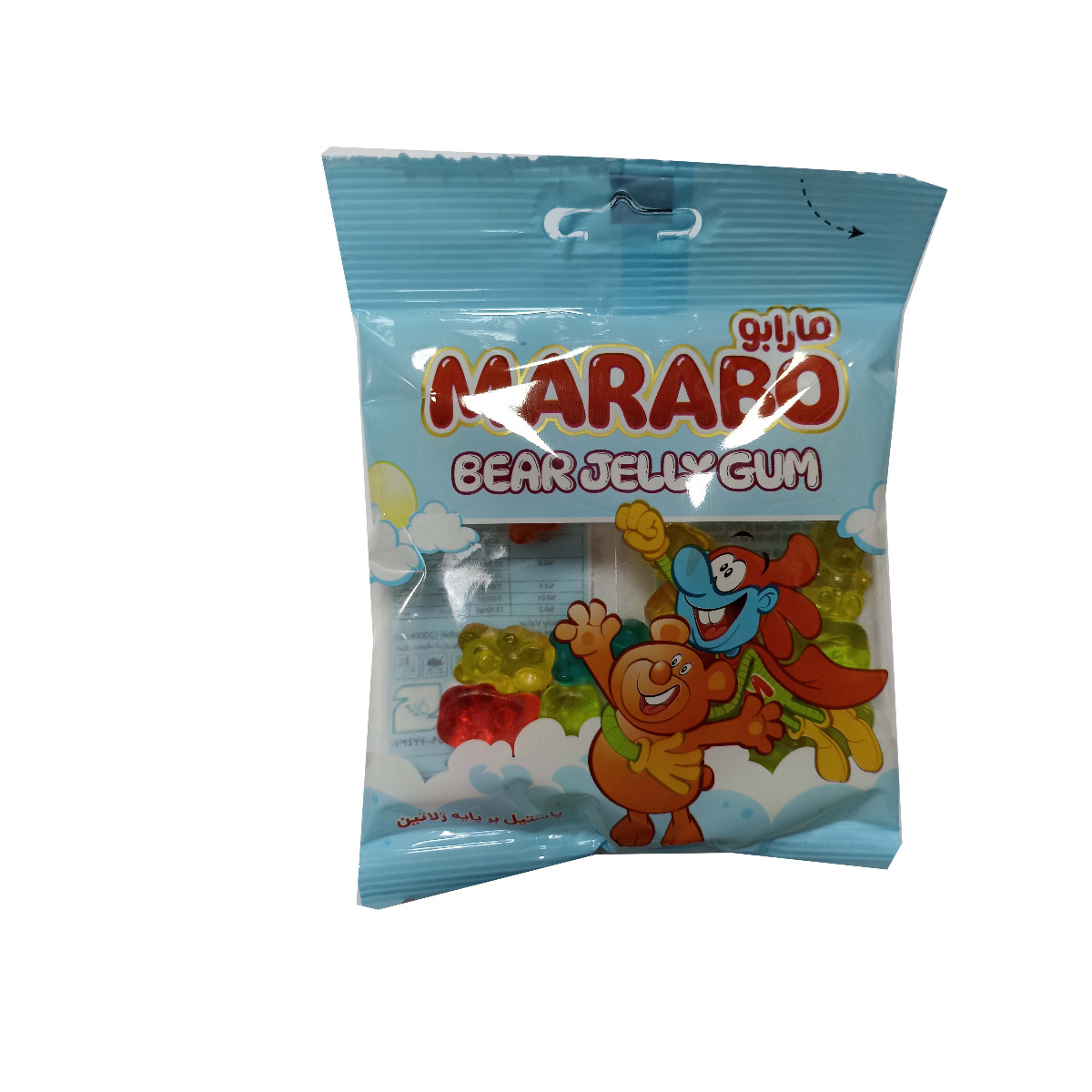 پاستیل ژلاتینی مارابو  مدل خرسی 50 گرمی