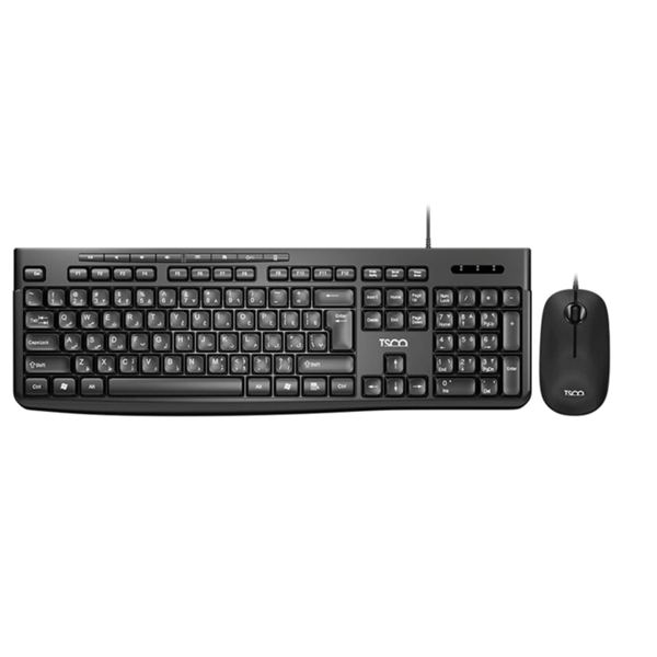 کیبورد و ماوس باسیم TSCO مدل TKM 8057 - مشکی