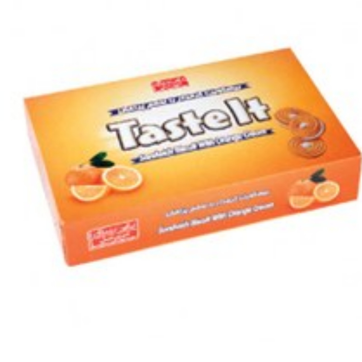 بیسکوییت کرمدار جعبه ای پرتقالی تست ایت