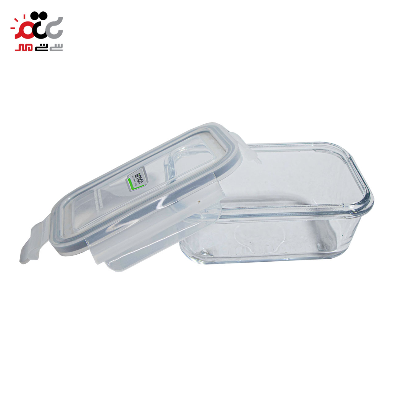 ست ظرف شیشه ای 6 پارچه لیمون مدل درب پلاستیکی