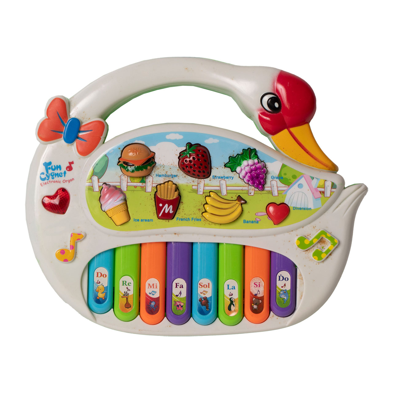 اسباب بازی پیانو مدل قو کد 668