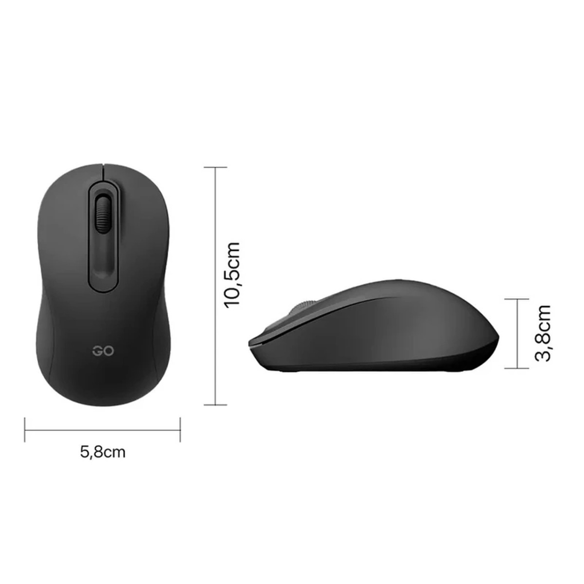 ماوس بی سیم FANTECH مدل GO W608 - مشکی (گارانتی متین)