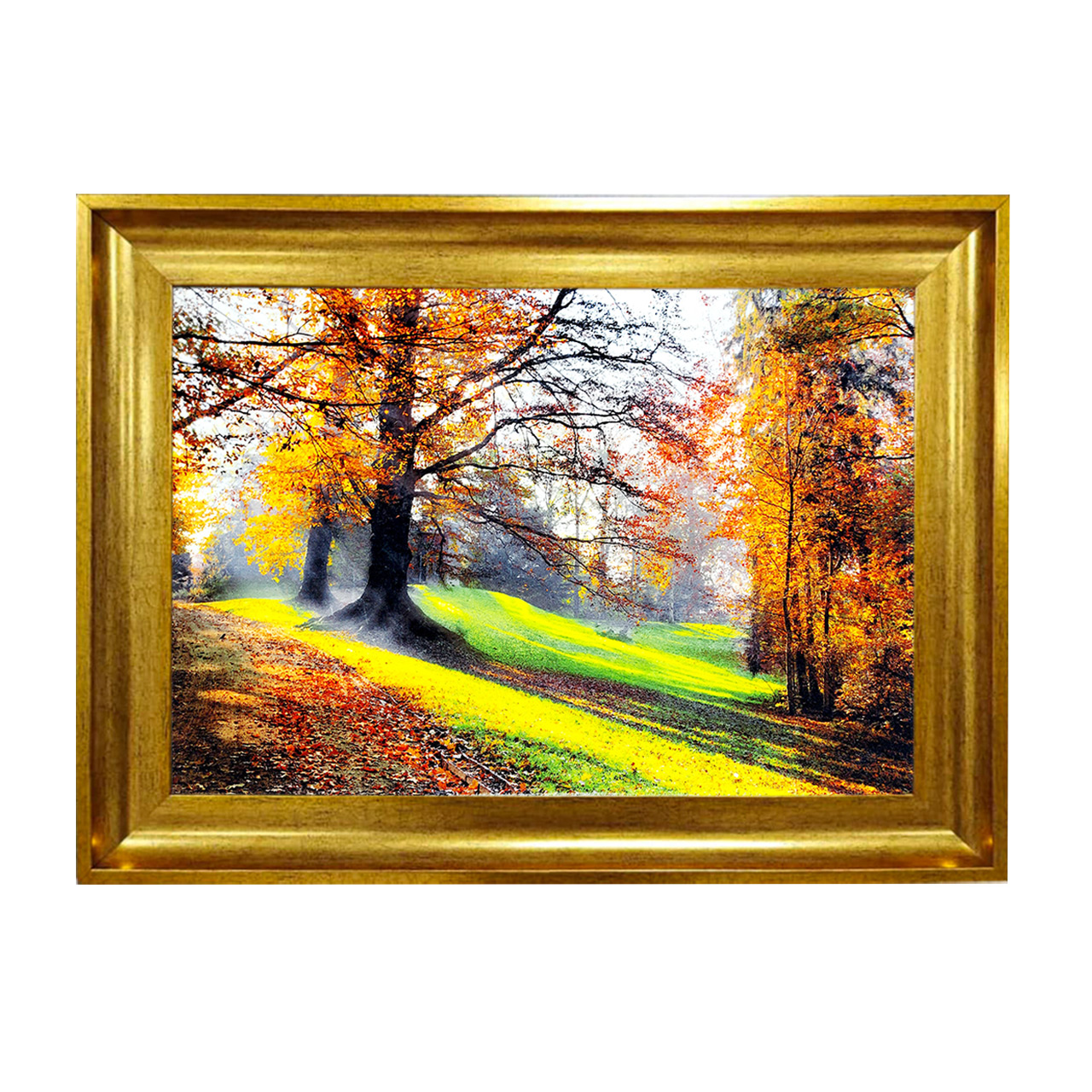 تابلو فرش چاپی طرح منظره کد 10040 سایز 50×50 سانتی متری