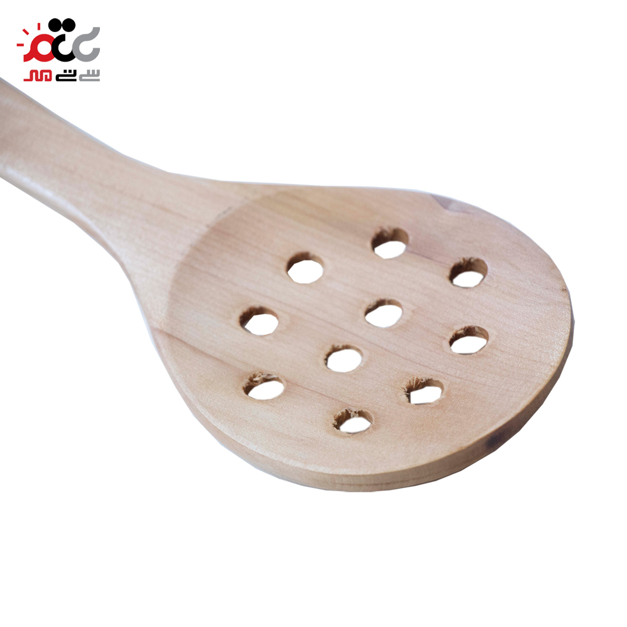 کفگیر چوبی مدل سوراخ دار کد 82