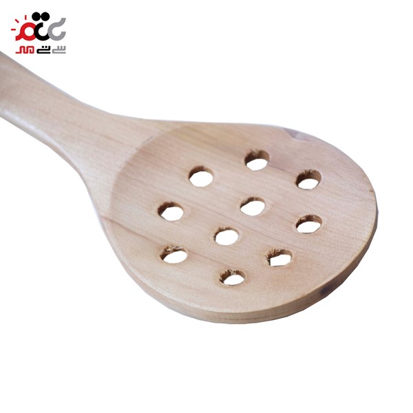 کفگیر چوبی مدل سوراخ دار کد 82