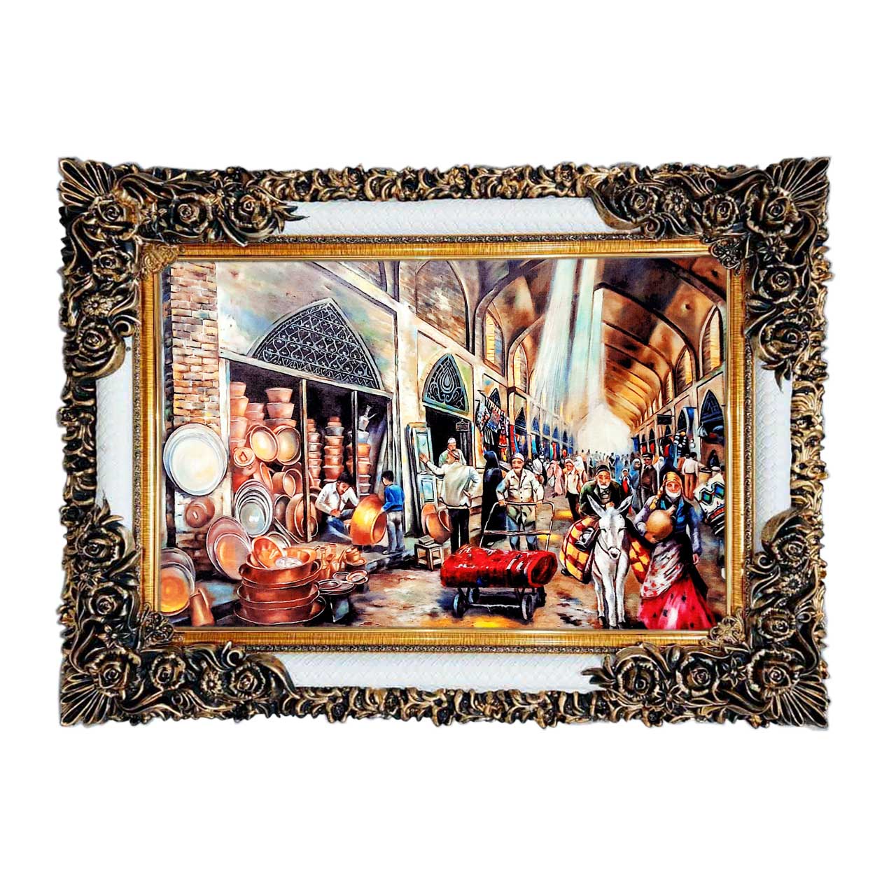 تابلو فرش با زیبا ترین قاب