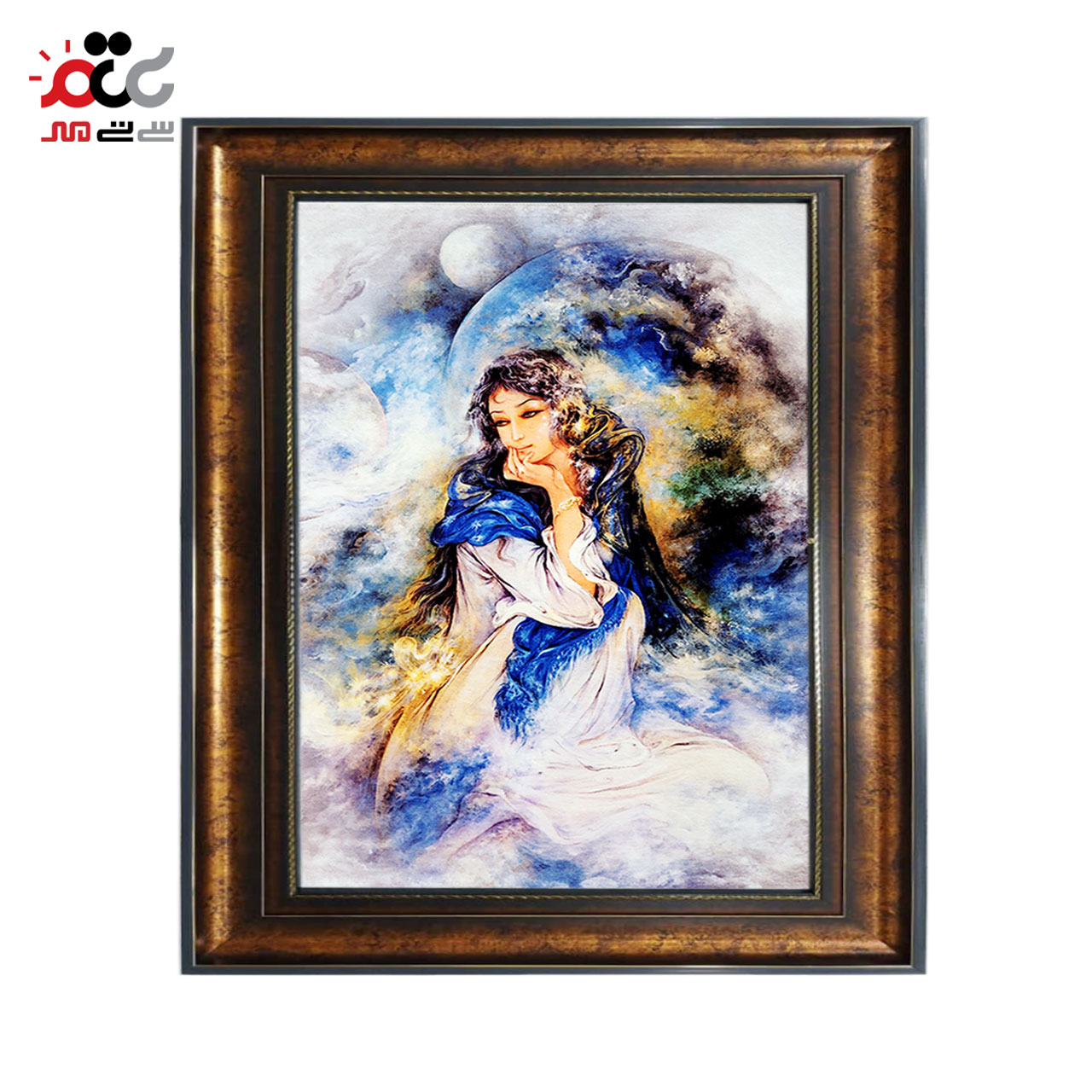 تابلو فرش چاپی طرح مینیاتوری کد 16001 سایز 50×70 سانتی متری