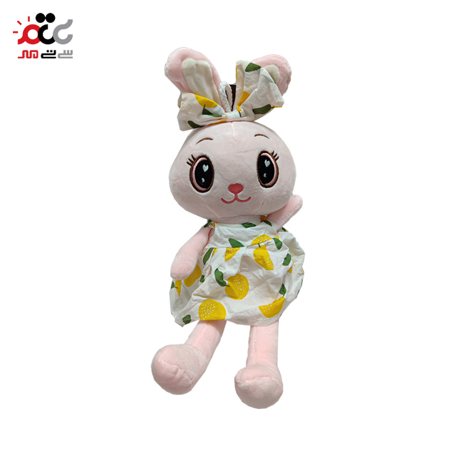 خرید عروسک خرگوش لباس میوه ای زرد