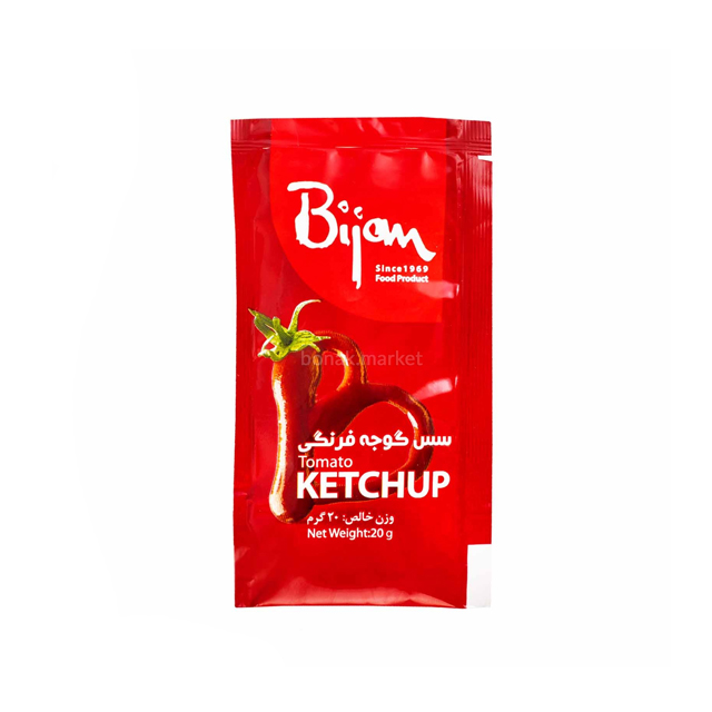 سس گوجه فرنگی تک نفره بیژن 20 گرمی