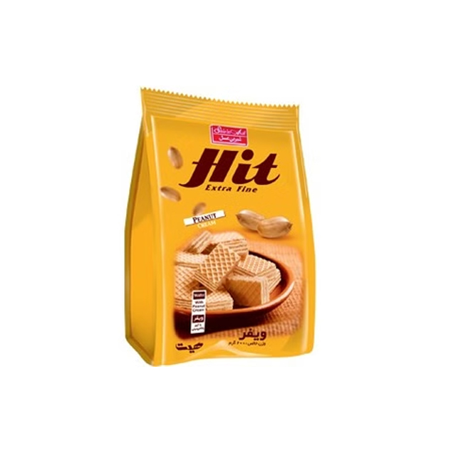 ویفر با کرم بادام زمینی  هیت شیرین‌ عسل 200 گرمی