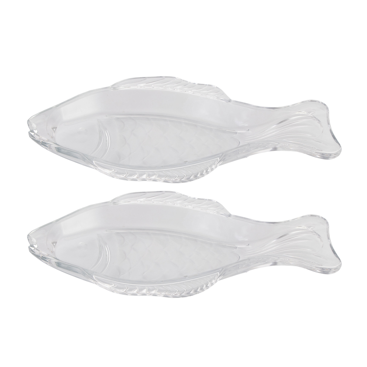 دیس بلور مدل ماهی 2 عددی