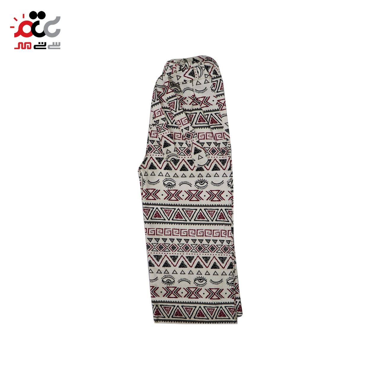 خرید شلوار پارچه ای بچگانه  سفید طرح دار 