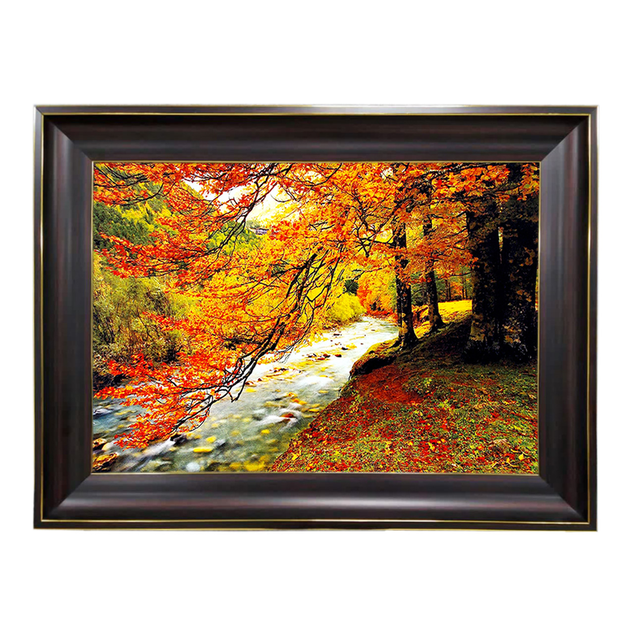 تابلو فرش چاپی طرح جاده کد 10211 سایز 60×40 سانتی متری