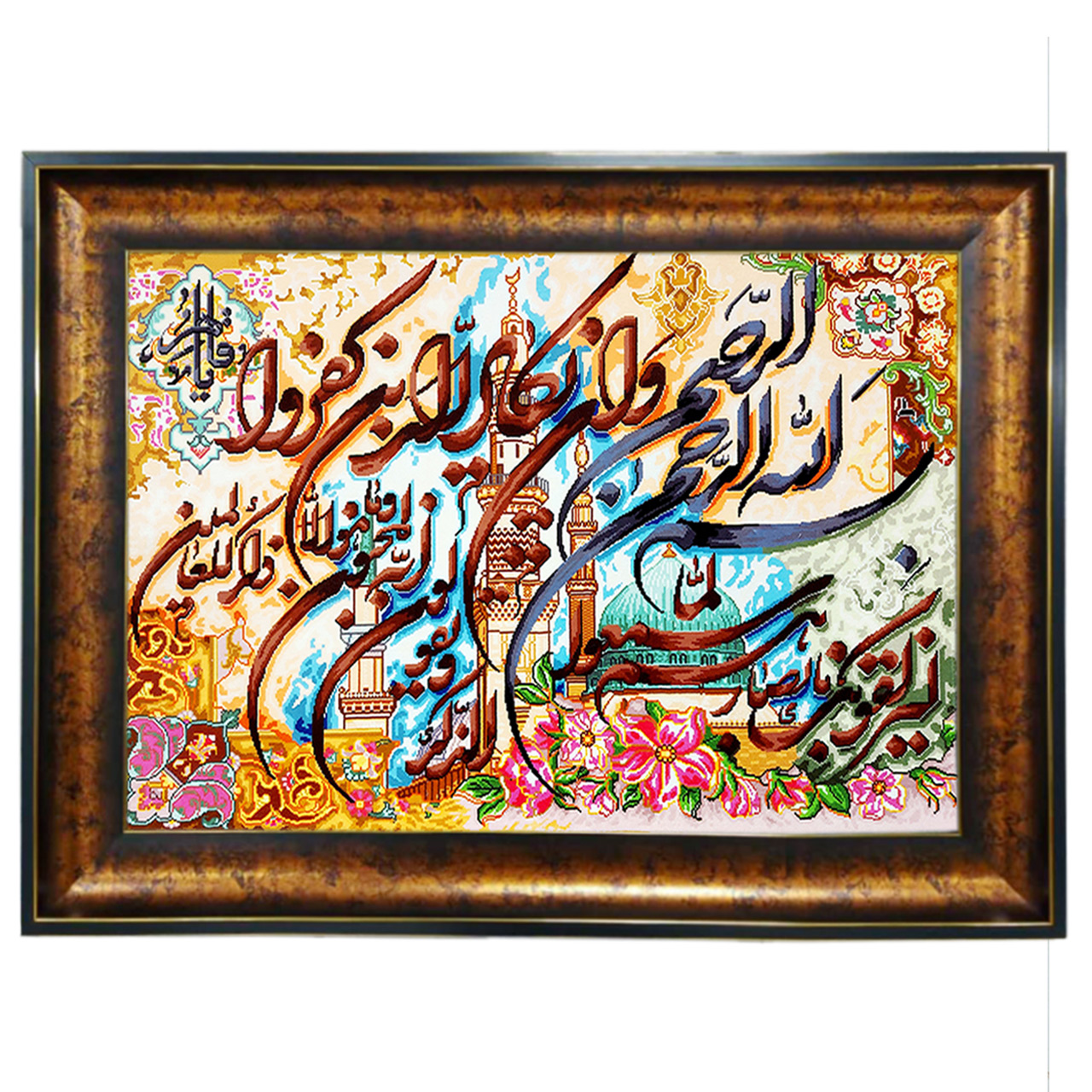 تابلو فرش چاپی طرح وان یکاد کد 15006 سایز 50×100 سانتی متری