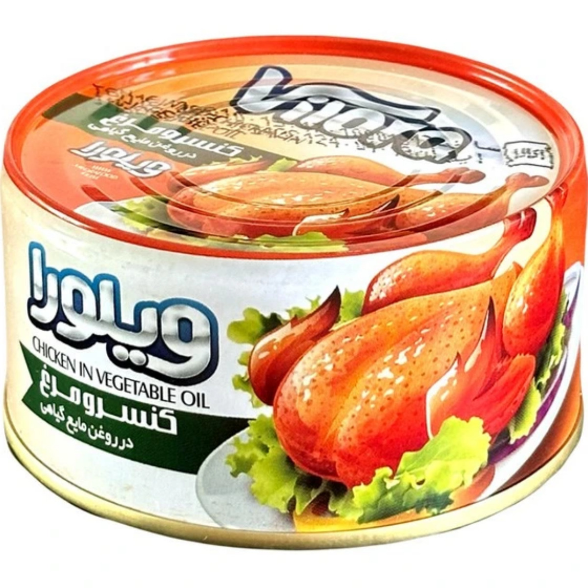 کنسرو مرغ در روغن ویلورا 180 گرمی