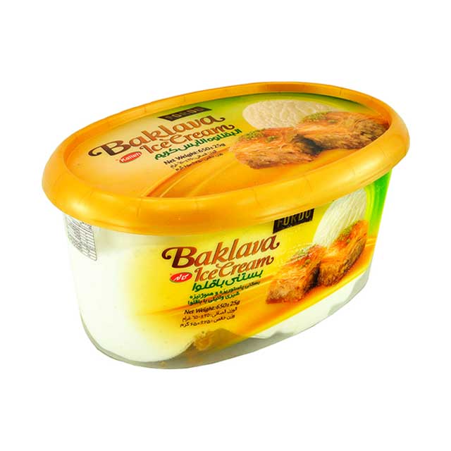 بستنی وانیلی با باقلوا فوردو کاله 650 گرمی