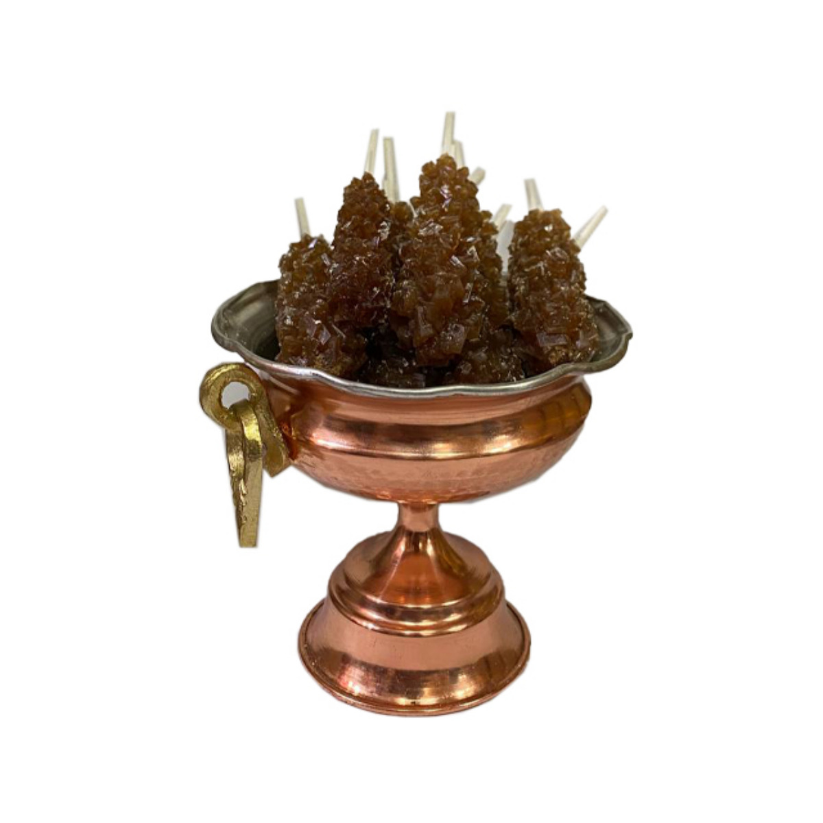 نبات قهوه ای دسته دار فله 1000 گرمی