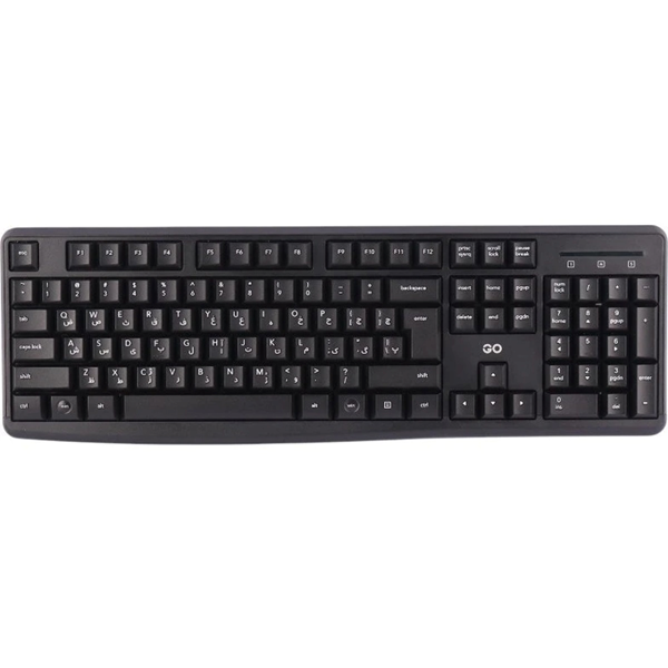 کیبورد و ماوس بی سیم FANTECH مدل GO WK894 - مشکی (گارانتی متین)