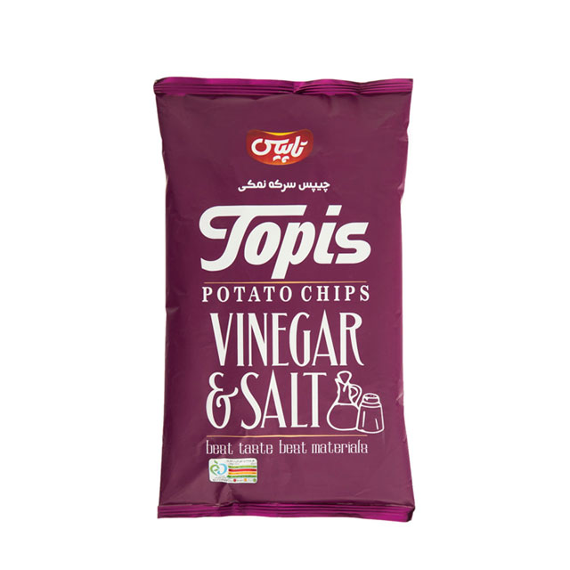 چیپس سرکه ای تاپیس 60 گرمی