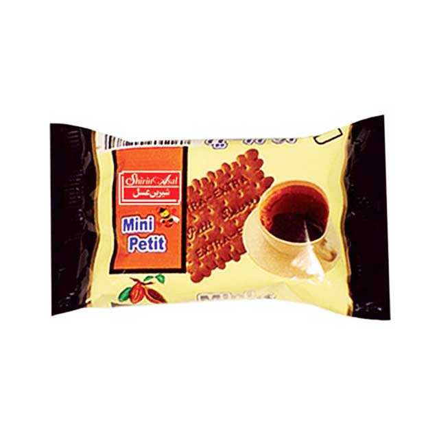 بیسکویت  مینی پتی بور کاکائویی شیرین عسل 13 گرمی