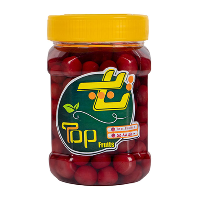 ترشی آلبالو تاپ فروت 500 گرمی