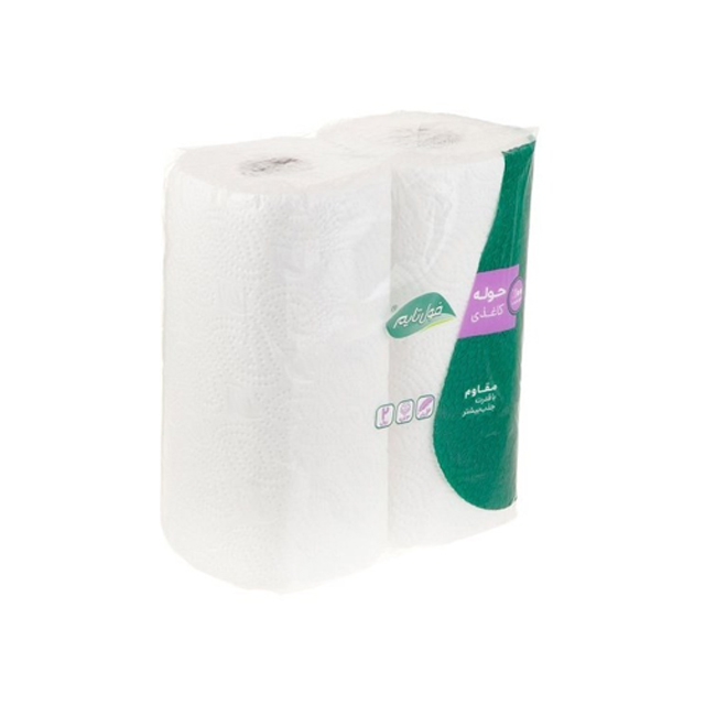 دستمال حوله ای فول تایم مدل حوله ای 3 لایه بسته 2 عددی