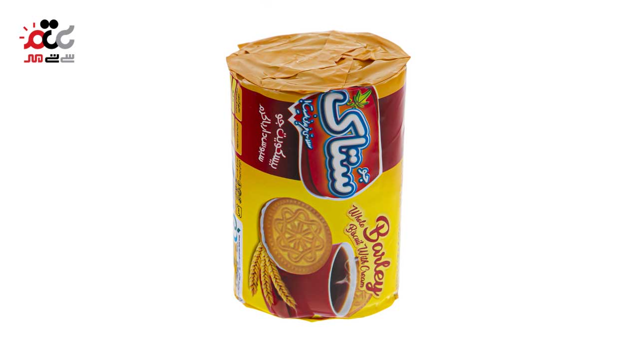 بیسکویت جو سبوس دار با کرم ستاک 150 گرمی
