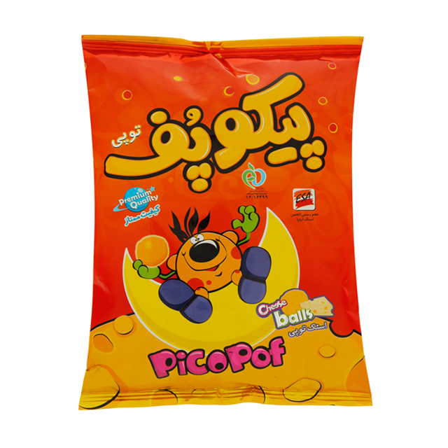 اسنک توپی پیکوپف 50 گرمی