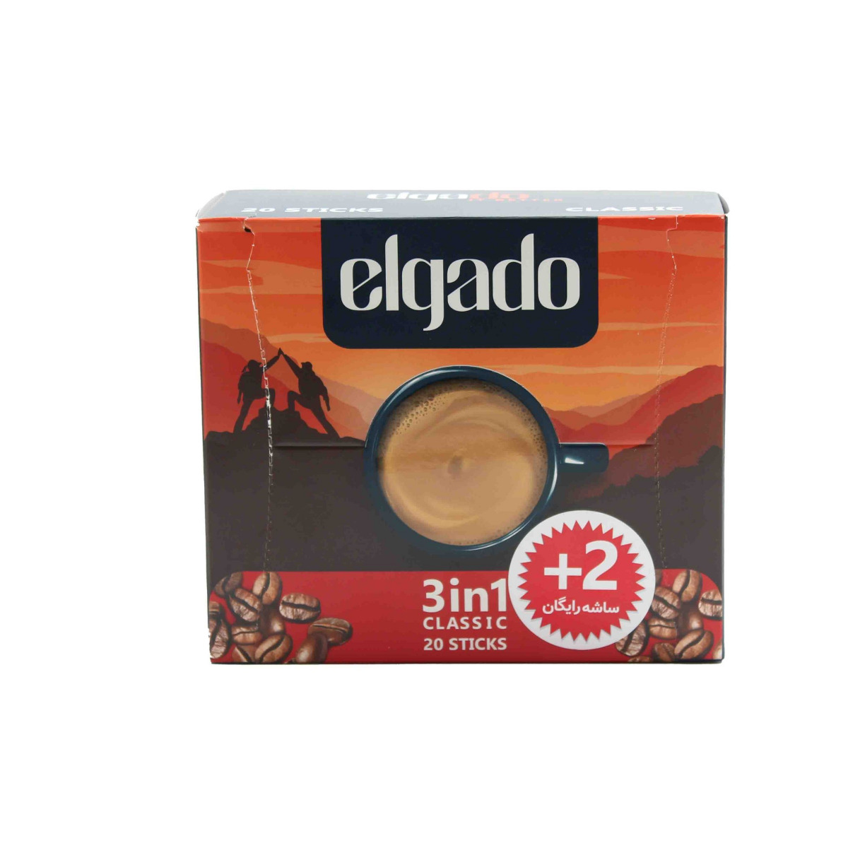 نسکافه 3 در 1 الگادو 18 گرمی بسته 20 عددی