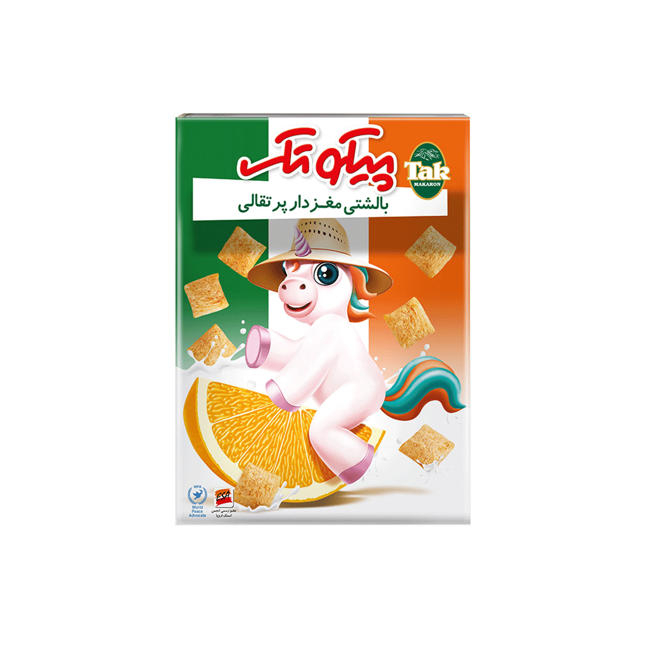 پیکوتک بالشتی مغزدار پرتقالی تک ماکارون 300 گرمی
