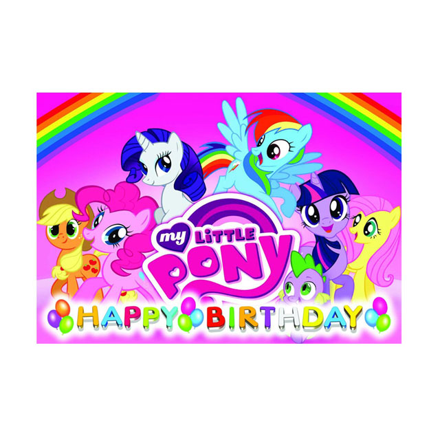 بنر تولد طرح پونی