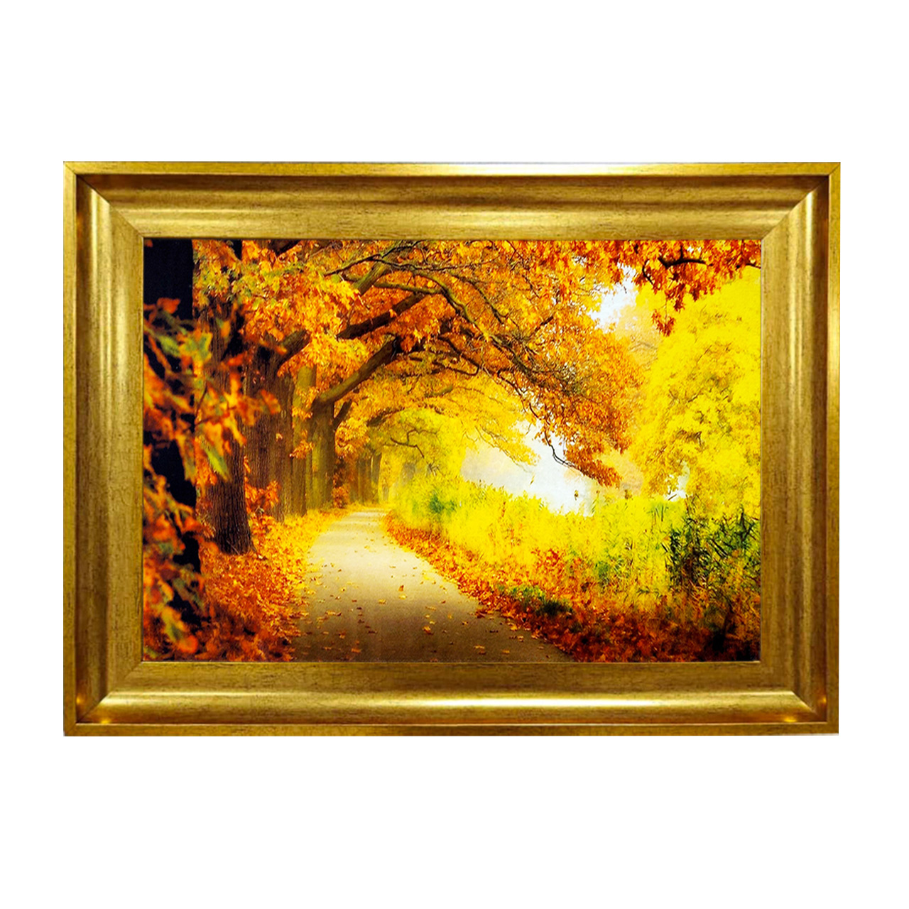 تابلو فرش چاپی طرح جاده کد 10131 سایز 50×50 سانتی متری