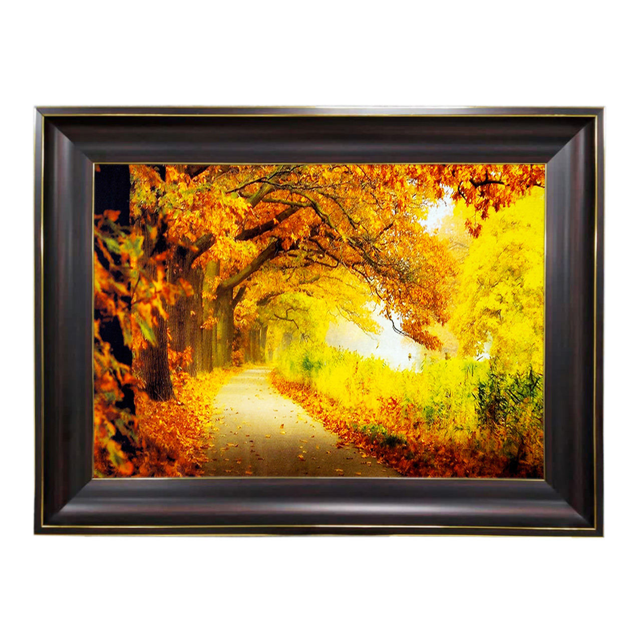 تابلو فرش چاپی طرح جاده کد 10131 سایز 60×40 سانتی متری