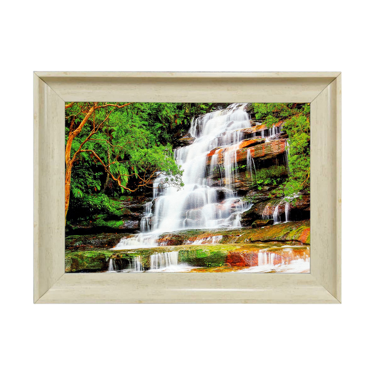 تابلو فرش چاپی طرح آبشار کد 10203 سایز 50×35 سانتی متری