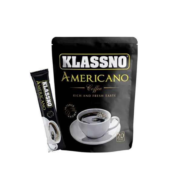 پودر کافی میکس 2 در 1 آمریکانو کلاسنو بسته 20 عددی