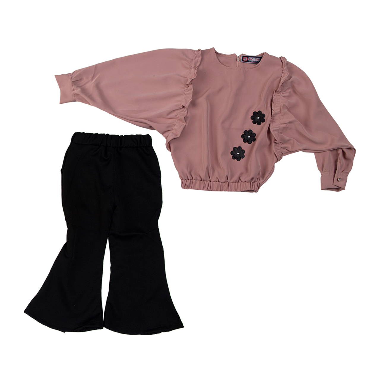 ست شومیز و شلوار دخترانه کد 90