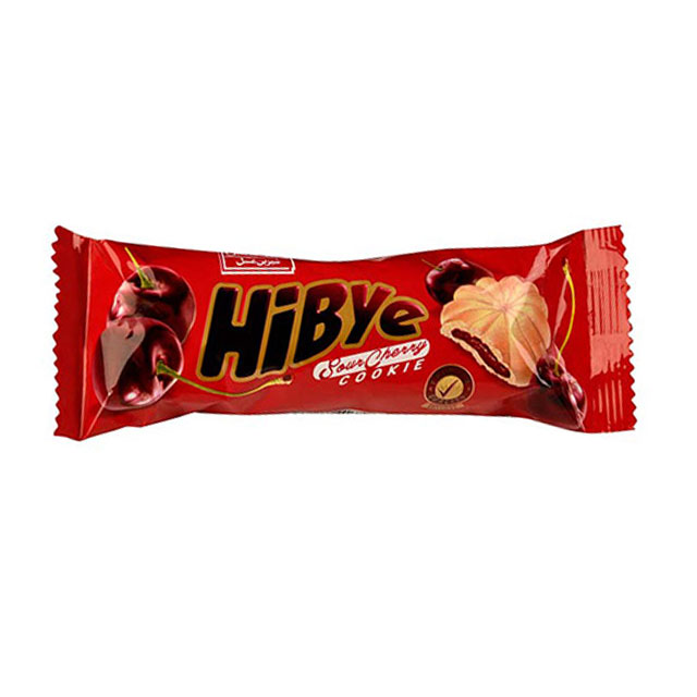 بیسکویت های بای با طعم آلبالو شیرین عسل 95 گرمی