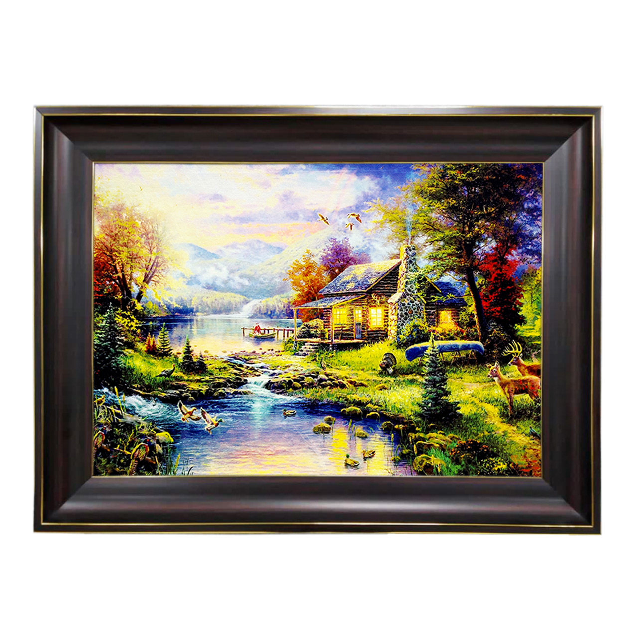 تابلو فرش چاپی طرح منظره کد 10143 سایز 60×40 سانتی متری