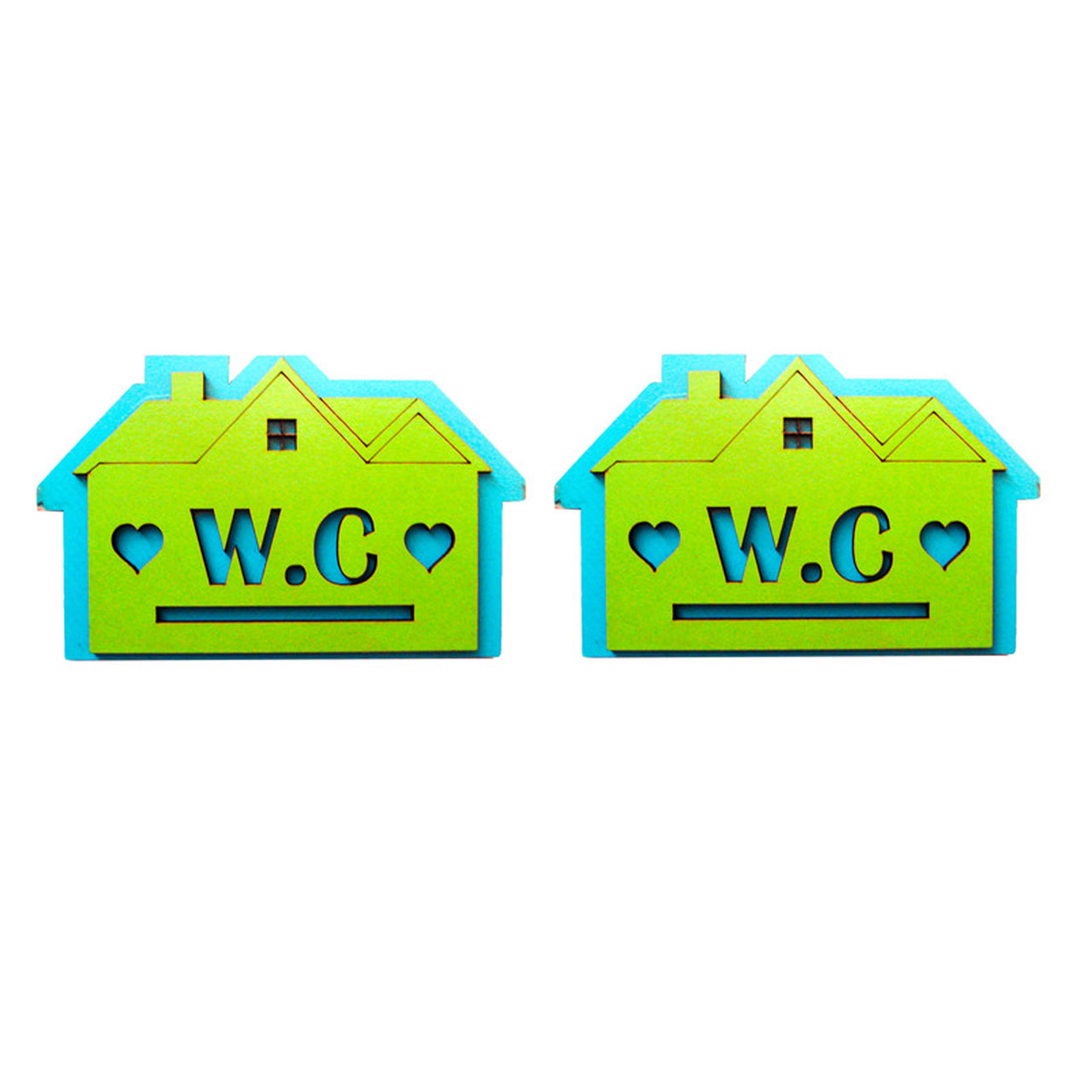 نشانگر دستشویی مدل WC بسته 2 عددی