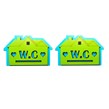 نشانگر دستشویی مدل WC بسته 2 عددی