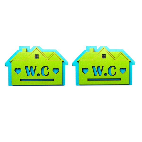نشانگر دستشویی مدل WC بسته 2 عددی