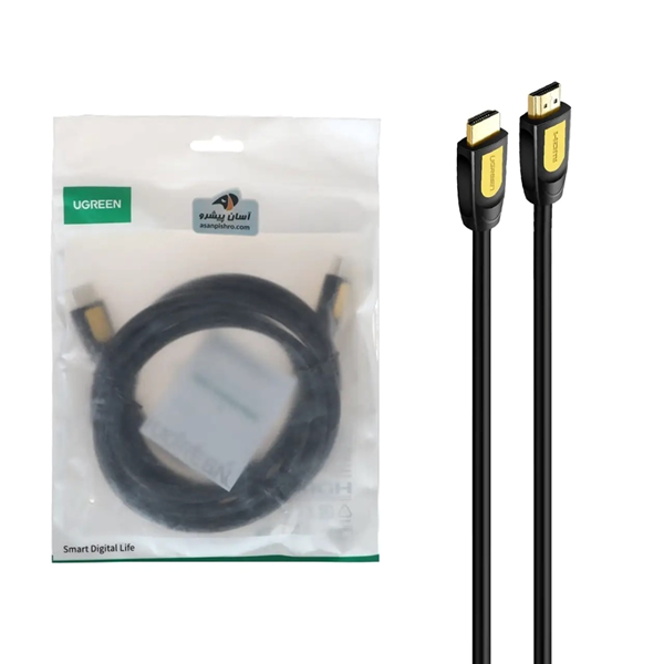 کابل دو متری UGREEN HDMI مدل HD101 - مشکی(10129)