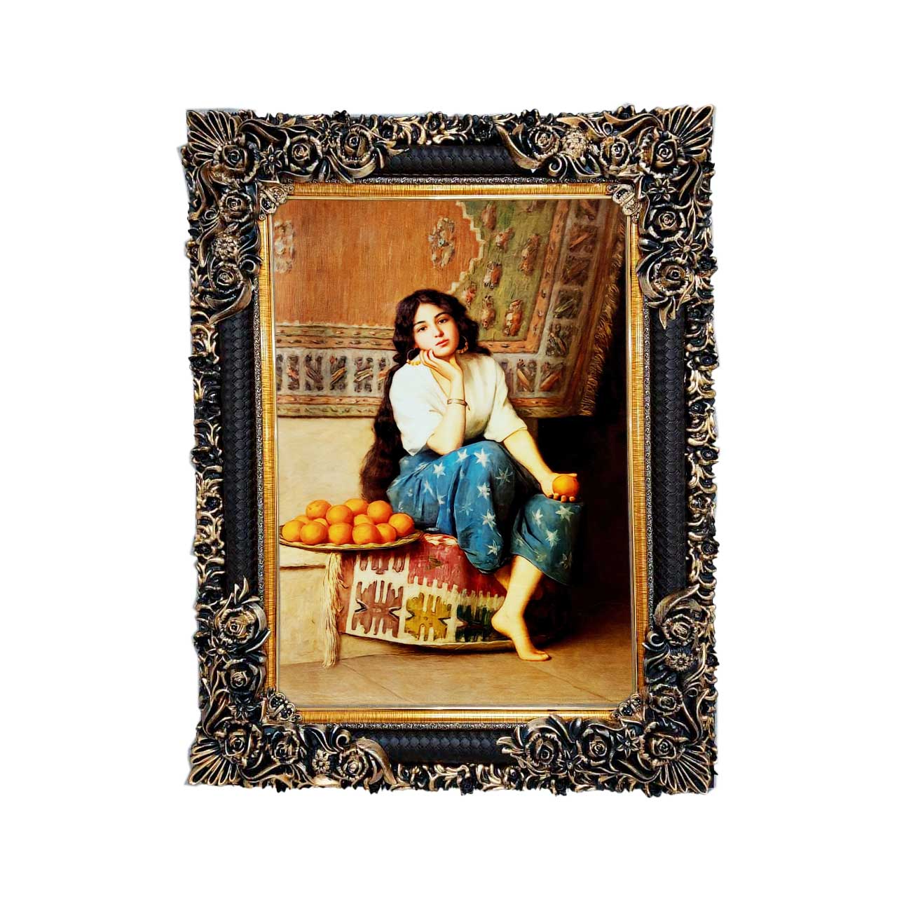 تابلو فرش چاپی کد 13015 سایز 50×35 سانتی متری