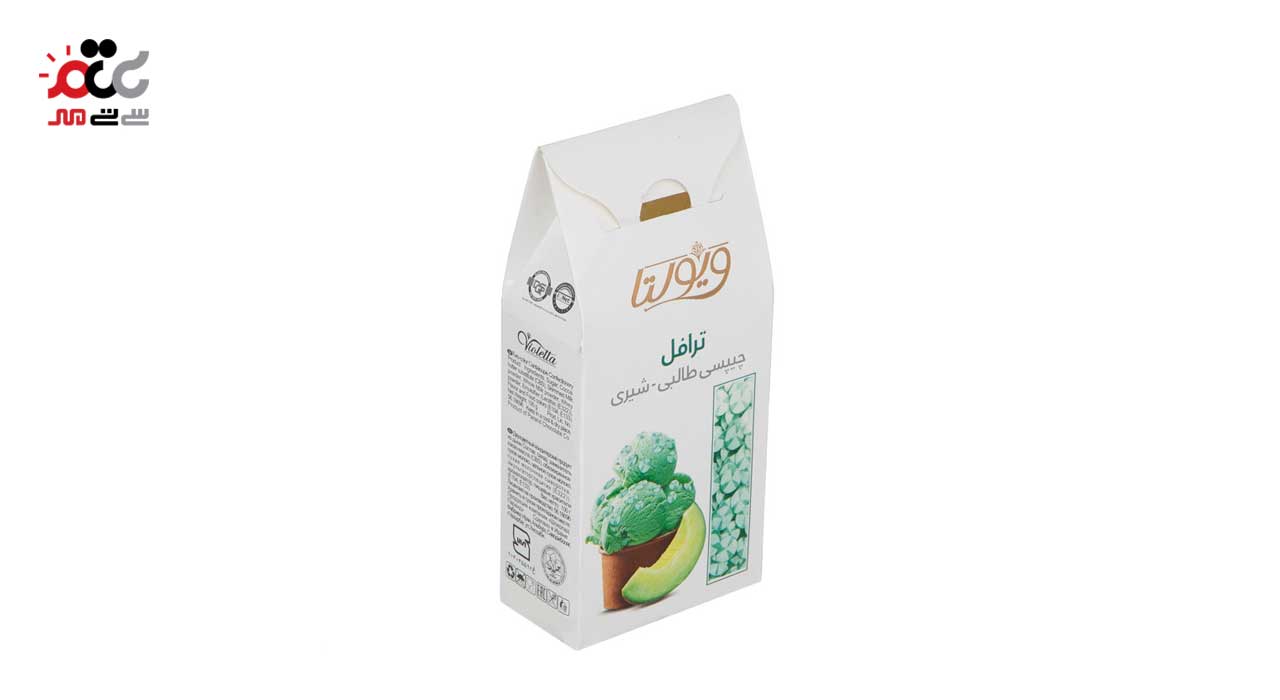 ترافل چیپسی با طعم طالبی و شیری ویولتا فرمند 100 گرمی